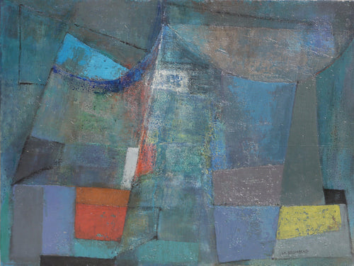 Cubist Abstract II Oil | Miriam Bromberg,{{product.type}}