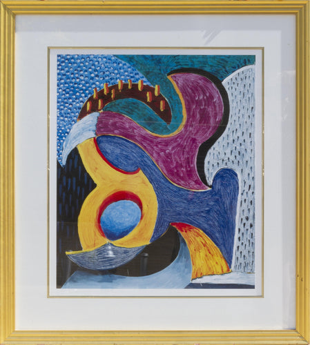 Cubist Composition Poster | Unknown Artist - Poster,{{product.type}}