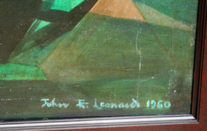Cubist Forest (34) Oil | John F. Leonard,{{product.type}}