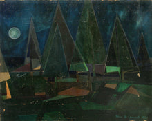 Cubist Forest (34) Oil | John F. Leonard,{{product.type}}