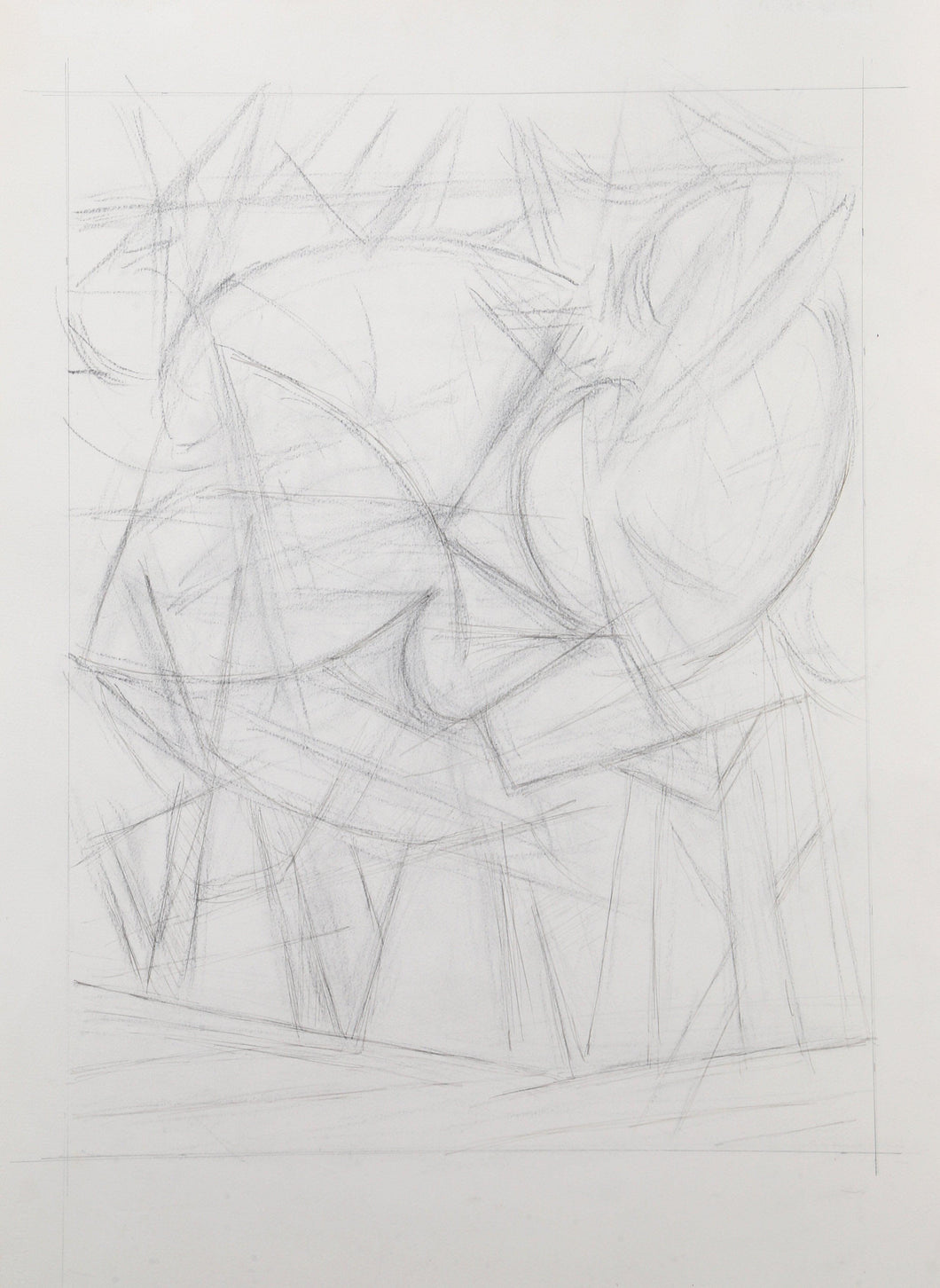 Cubist Forest Pencil | Unknown Artist,{{product.type}}