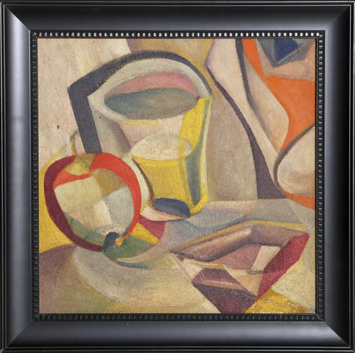 Cubist Still Life (49) Oil | John F. Leonard,{{product.type}}