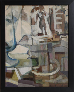 Cubist Still Life (51) Oil | John F. Leonard,{{product.type}}