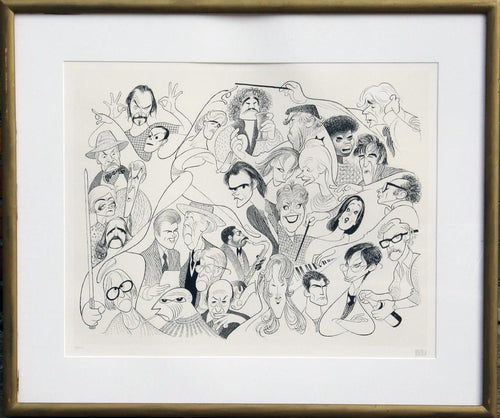 Cultural Calendar Lithograph | Al Hirschfeld,{{product.type}}