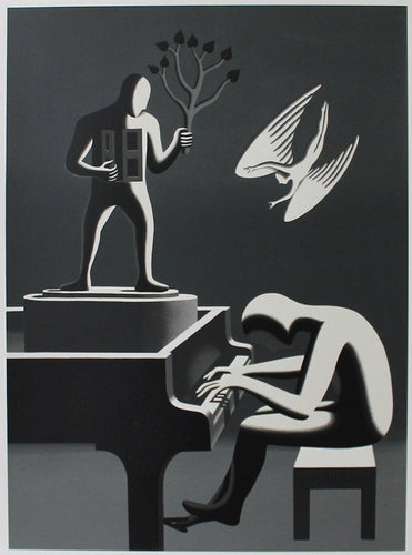 Cyclone Variations Screenprint | Mark Kostabi,{{product.type}}
