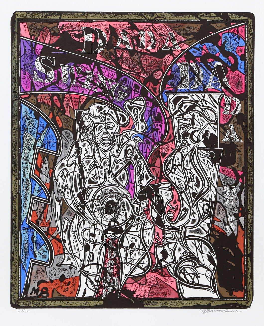 Dada Jazz 1 Etching | Martin Barooshian,{{product.type}}