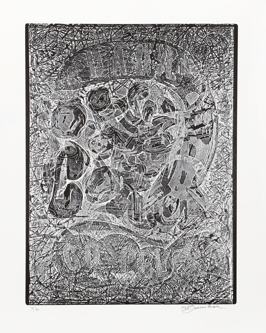 Dada Jazz 10 Etching | Martin Barooshian,{{product.type}}