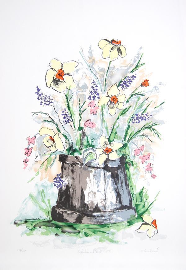 Daffodils and Such Lithograph | T. Conrad Wood,{{product.type}}