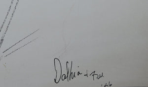 Dahlia and Bee Watercolor | Charles Blaze Vukovich,{{product.type}}