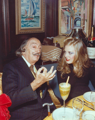 Dali with Young Woman I from Salvador Dali's Birthday Party Color | Stanley Einzig,{{product.type}}
