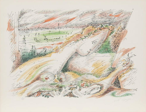 Dalia from Je Reve Portfolio Lithograph | Andre Masson,{{product.type}}