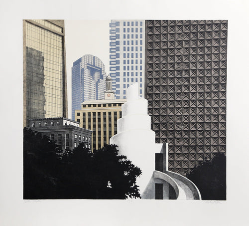 Dallas Skyline Etching | Richard Haas,{{product.type}}