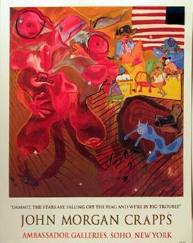 Dammit, the Stars are Falling... Poster | John Morgan Crapps,{{product.type}}