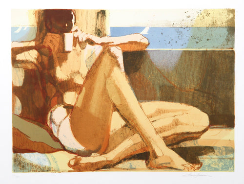 Dancer at Window II Lithograph | Jim Jonson,{{product.type}}