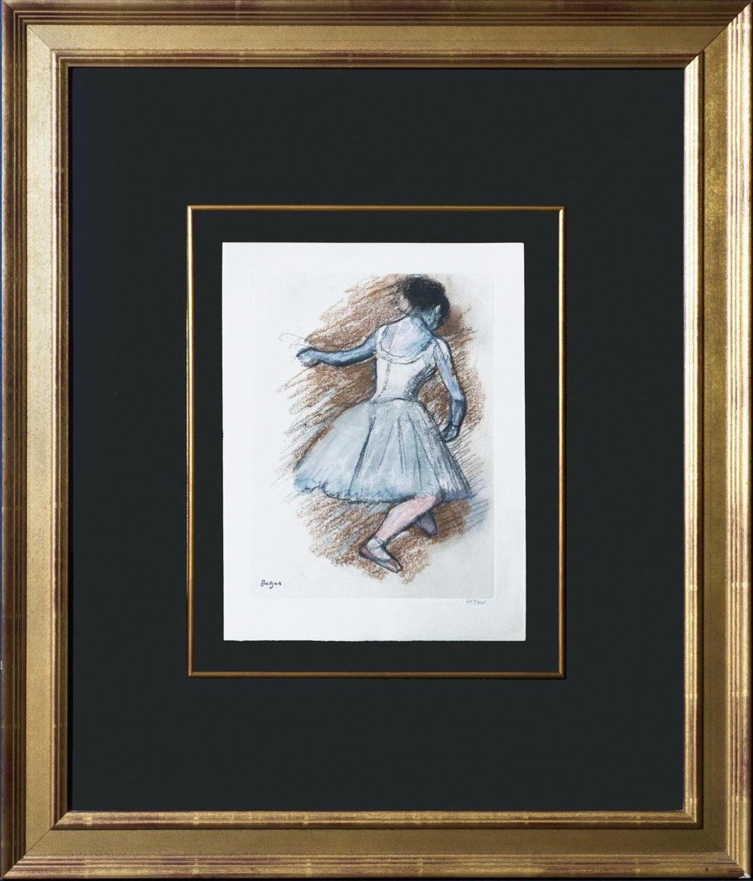 Dancer in Blue from the Danse Dessin Lithograph | Edgar Degas,{{product.type}}