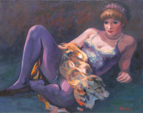 Dancer in Purple Oil | Philippe Alfieri,{{product.type}}