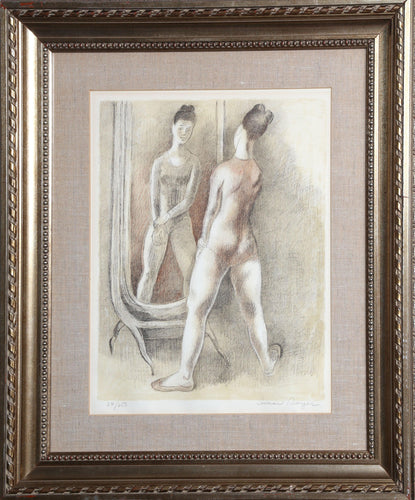 Dancer in the Mirror Lithograph | Isaac Soyer,{{product.type}}