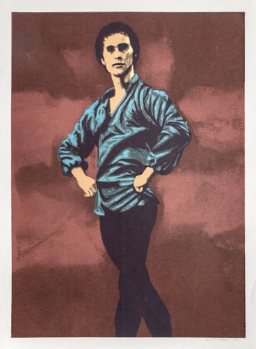 Dancer screenprint | Bertha Vincent Walls,{{product.type}}