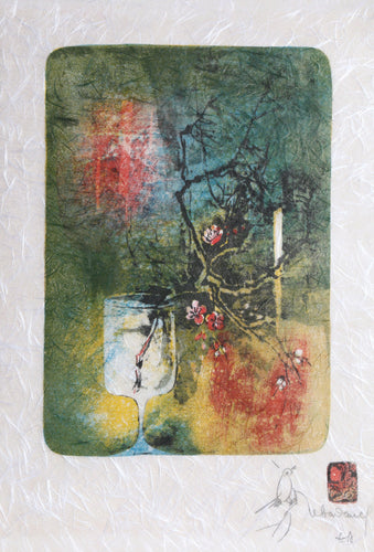 Dancer with Glass Lithograph | Lebadang (aka Hoi),{{product.type}}