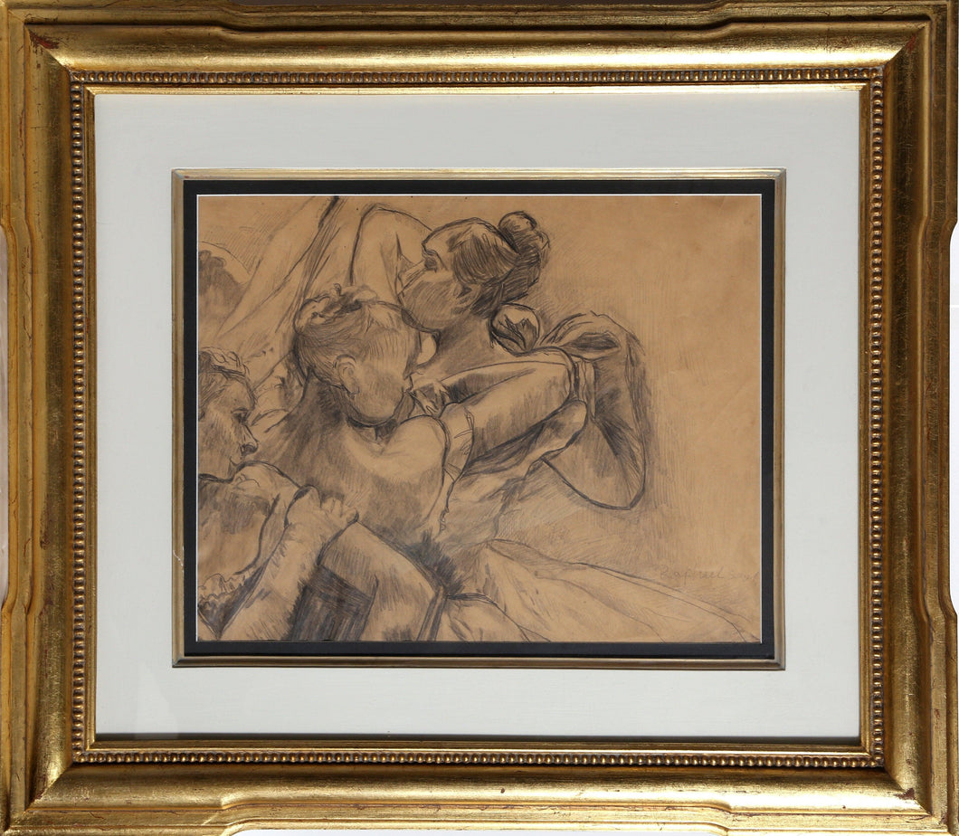 Dancers Dressing Pencil | Raphael Soyer,{{product.type}}