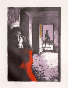 Dancers in an Abandoned House Lithograph | Sandu Liberman,{{product.type}}