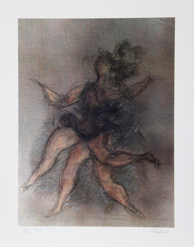 Dancers Lithograph | Chaim Gross,{{product.type}}