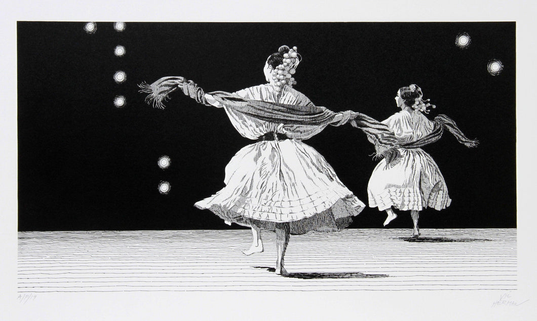 Dancers Of Guanajuato Lithograph | Vic Herman,{{product.type}}