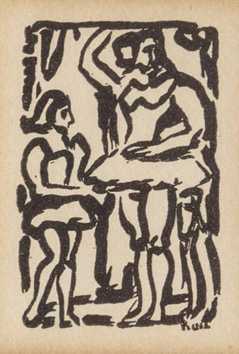 Dancers woodcut | Georges Rouault,{{product.type}}