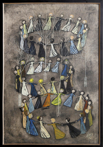 Dancing Children Oil | Antonio Menegazzo,{{product.type}}