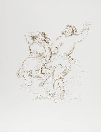 Dancing Couple - I Ink | Ira Moskowitz,{{product.type}}