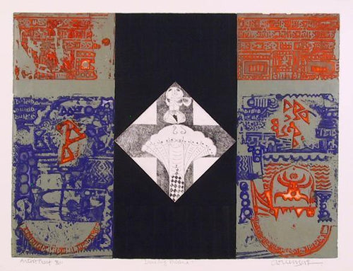 Dancing Krishna Etching | Arun Bose,{{product.type}}