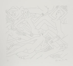 Dancing Nudes - VI Etching | Knox Martin,{{product.type}}