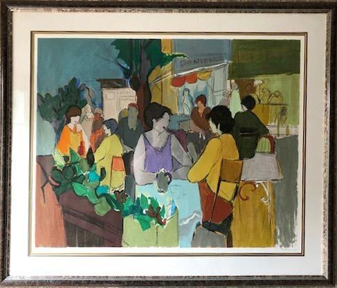 Danielle's Corner Screenprint | Itzchak Tarkay,{{product.type}}