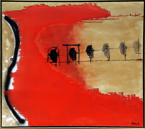 Dans le Monde du Feu, Trois Formes de Perfectionment Oil | Francois Arnal,{{product.type}}