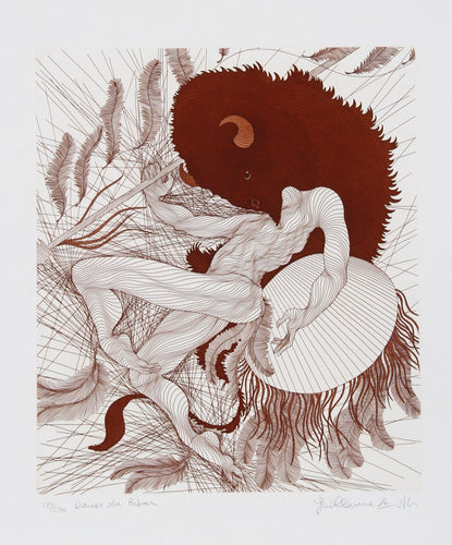Danse du Bison Etching | Guillaume Azoulay,{{product.type}}