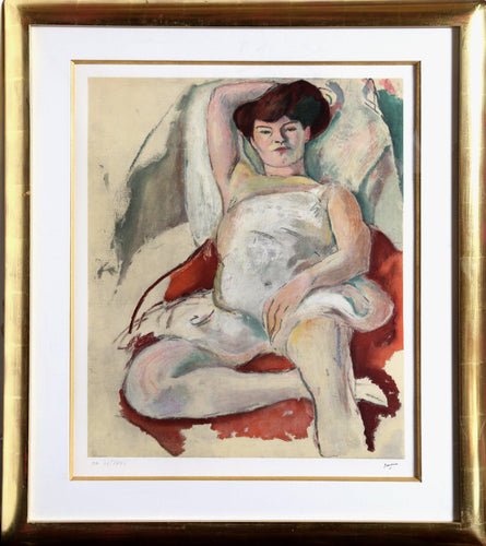 Danseuse au Moulin Rouge Lithograph | Jules Pascin,{{product.type}}