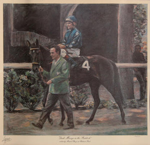 Dark Mirage in the Paddock Lithograph | Louis Lupas,{{product.type}}