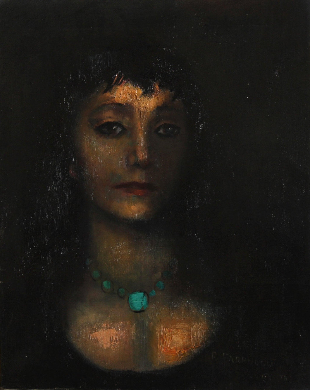 Dark Portrait Oil | Remo Farruggio,{{product.type}}