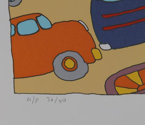 Daytona 500 Screenprint | Seymour Chwast,{{product.type}}