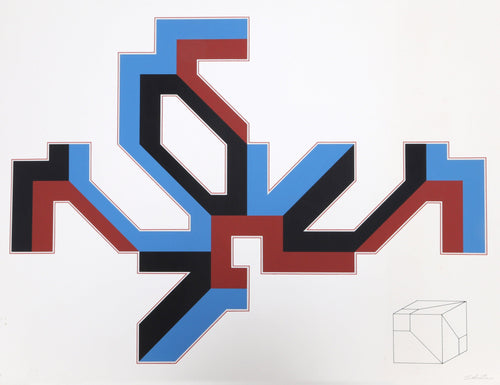 Deconstrucción de Cubo Screenprint | Enrique Carbajal Sebastian,{{product.type}}