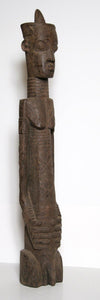 Decorated Cylindrical Figure Wood | African or Oceanic Objects,{{product.type}}