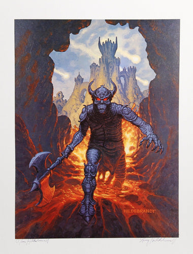 Demon Warrior Lithograph | Brothers Hildebrandt,{{product.type}}