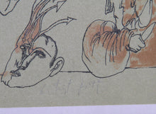 Denizens of the Underworld from the Crime Portfolio Lithograph | José Luis Cuevas,{{product.type}}