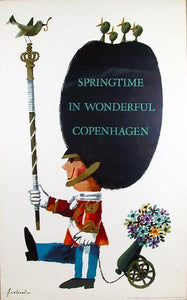 Denmark, Springtime in Copenhagen Poster | Ib Antoni,{{product.type}}