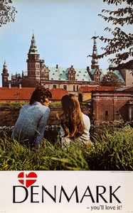 Denmark - You'll Love It (Kronborg Castle) Poster | Travel Poster,{{product.type}}
