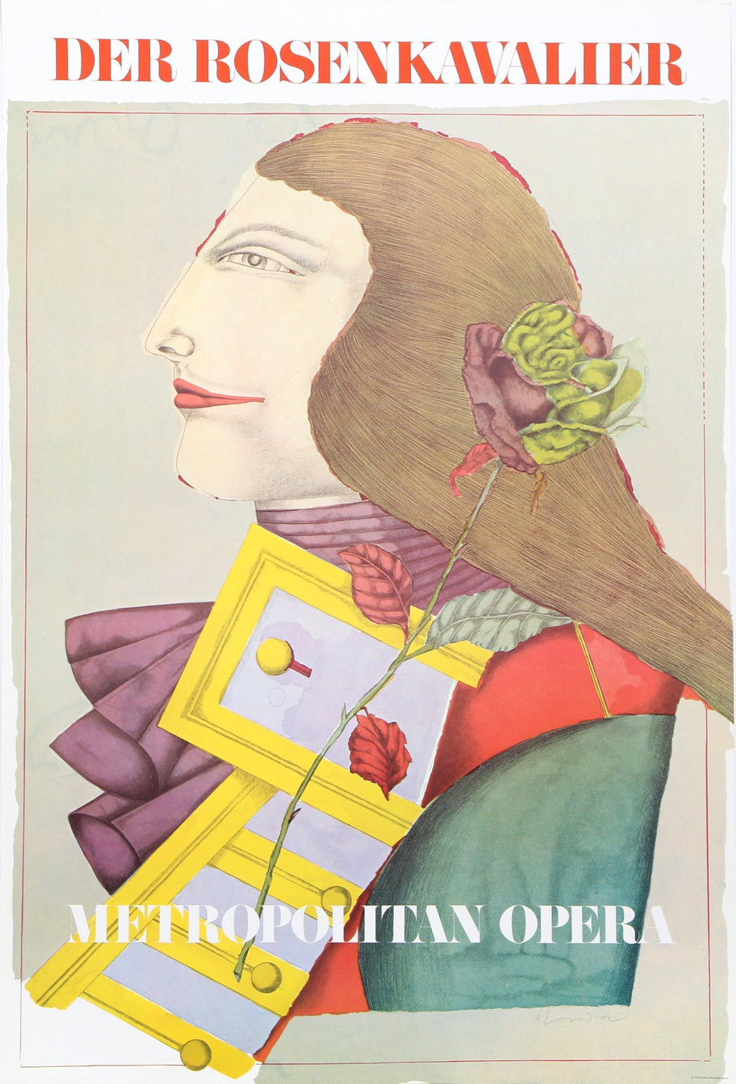 Der Rosenkavalier (Metropolitan Opera) Poster | Richard Lindner,{{product.type}}