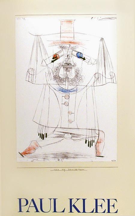 Der Wilde Mann Poster | Paul Klee,{{product.type}}