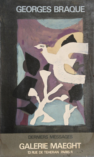 Derniers Messages, Galerie Maeght Poster | Georges Braque,{{product.type}}