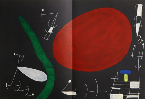 Derriere Le Miroir #164-165 (L'Oiseau Soltaire) 1 Lithograph | Joan Miro,{{product.type}}