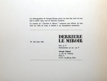 Derriere le Miroir #166 - 3 Lithograph | Georges Braque,{{product.type}}